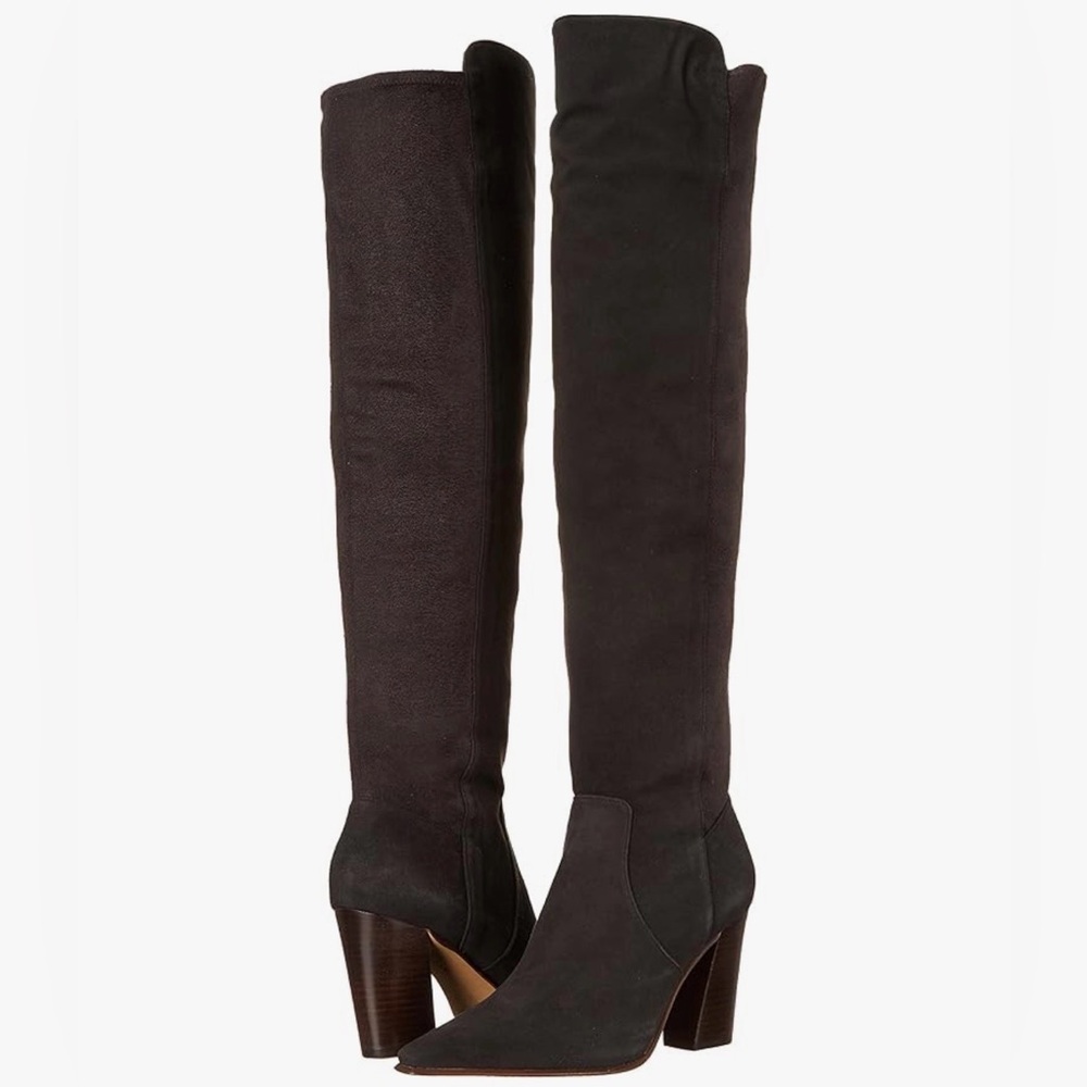Vince Camuto Women's Demerri Over The Knee Boot in The Color Thunder Size 7.5